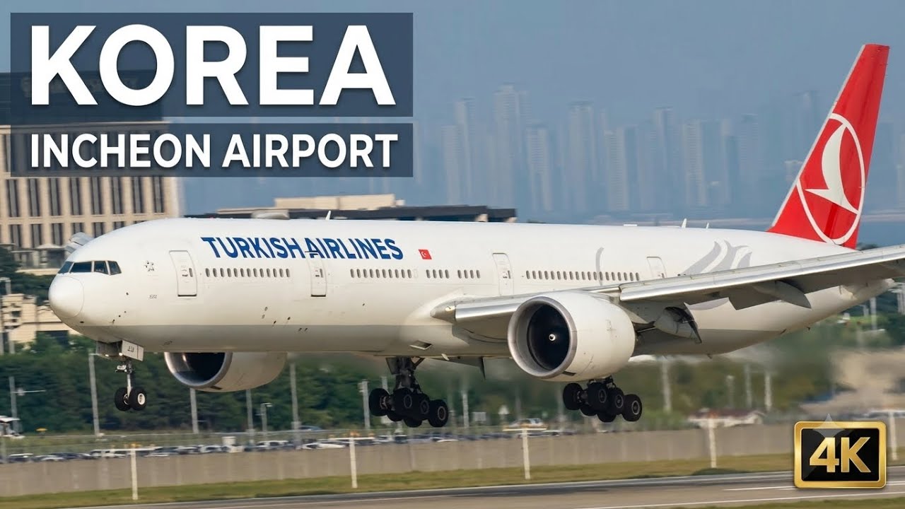 11 Plane Watching✈️ INCHEON AIRPORT, Singapore Airlines, KOREAN, ASIANA, Turkish Airlines, TWay Air