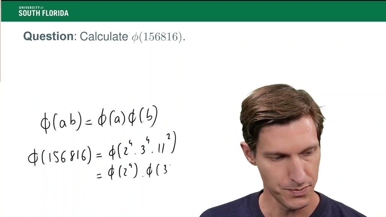 How to evaluate Euler's phi function
