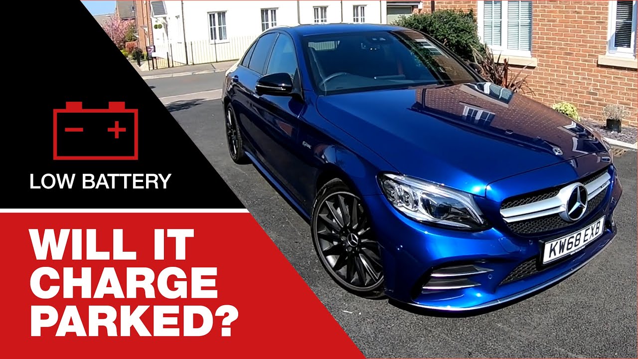 Will my car battery charge if I leave the engine running?