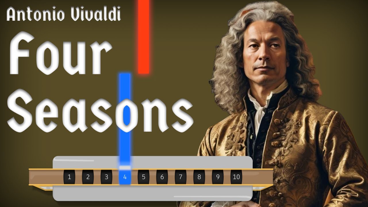 Harmonica Tutorial - Four Season - Vivaldi