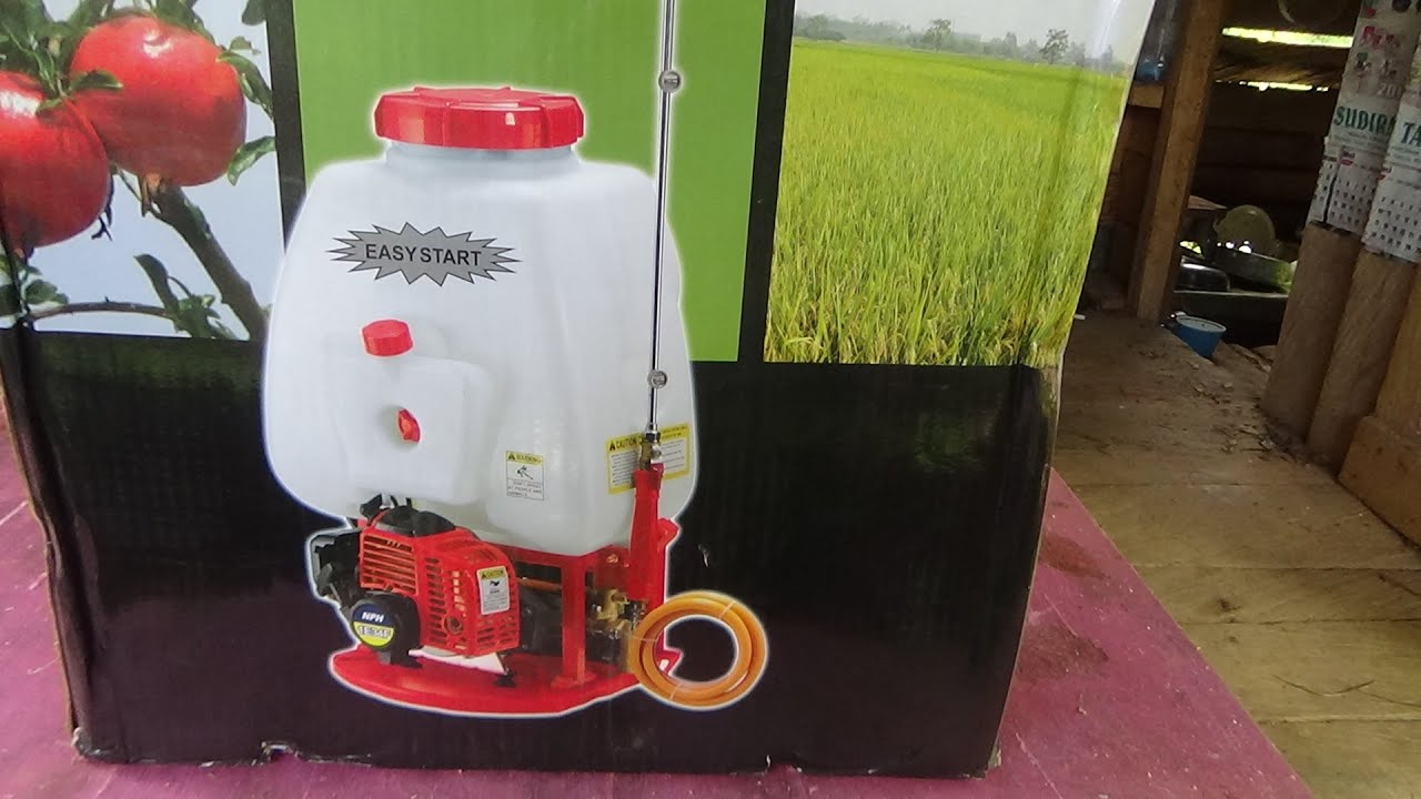 CARA MERAKIT ALAT SEMPROT PERTANIAN SPRAYER MESIN 2 TAK