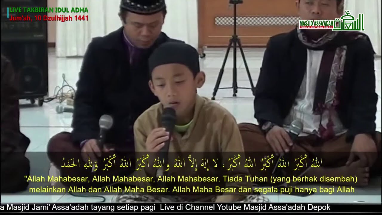 Takbiran Idul Adha 1442 H | Masjid Assa'adah Depok