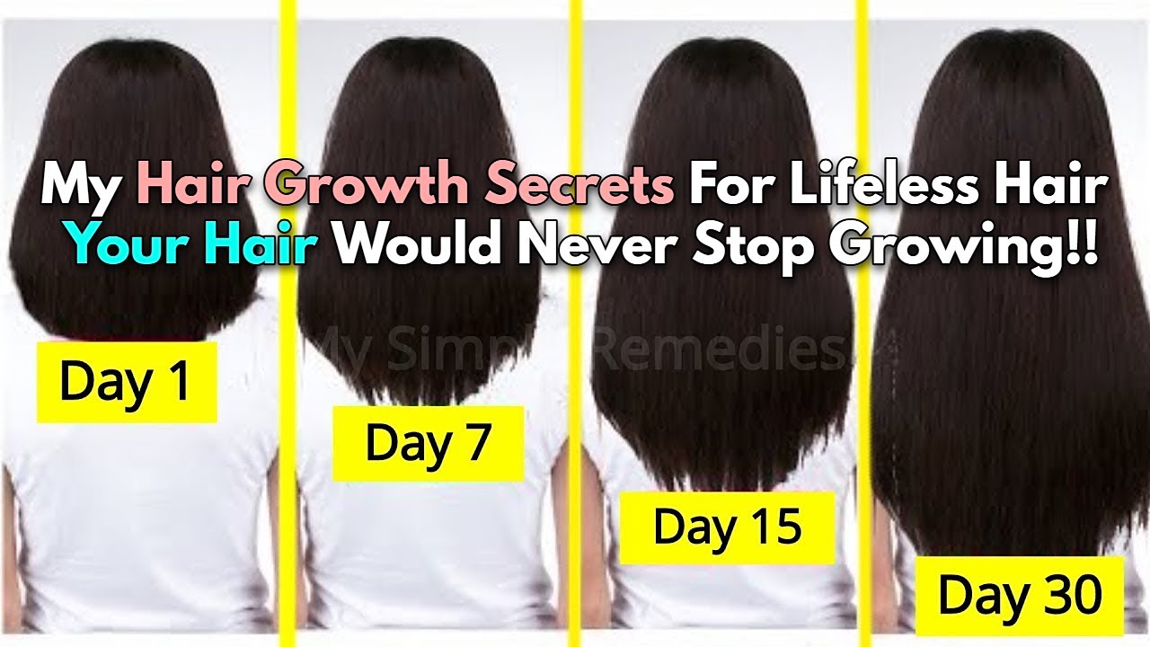 Six Super Easy Hair Hacks To Get Long, Thick ,Healthy & Beautiful Hair -