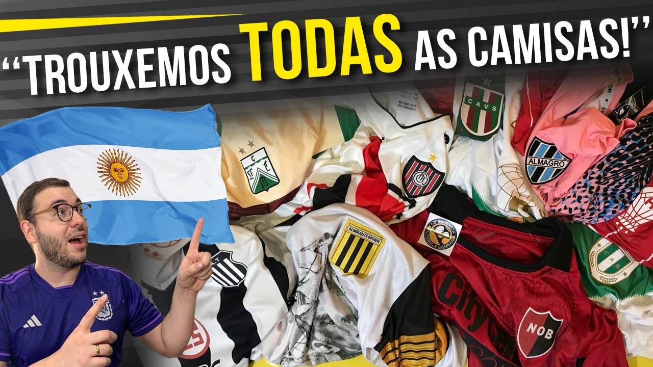 GARIMPO DE CAMISAS DE TIMES NA ARGENTINA, SÓ RARIDADE NO PRECINHO!!!