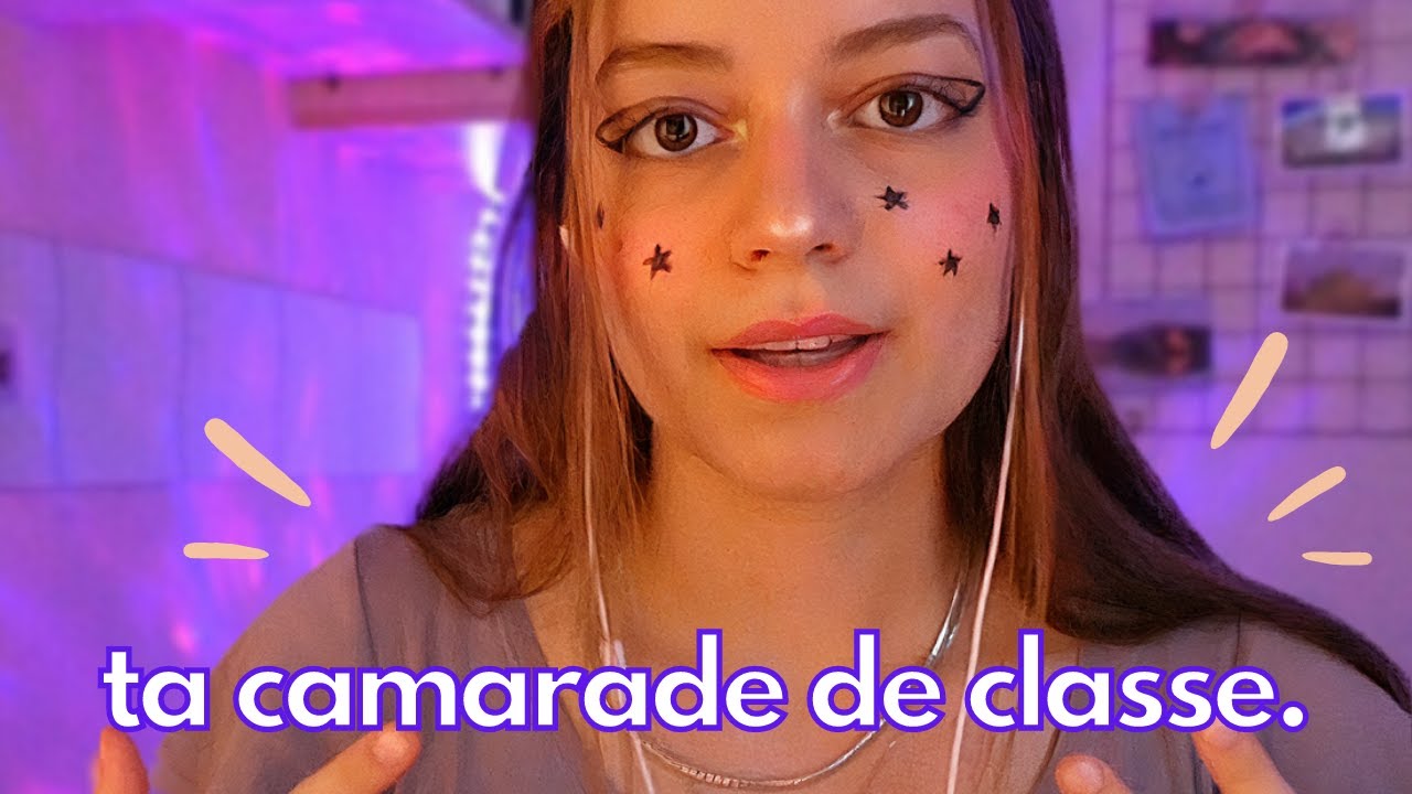 POV : Tu as un travail de groupe avec ta camarade de classe à qui tu n'as jamais parlé (en ASMR)