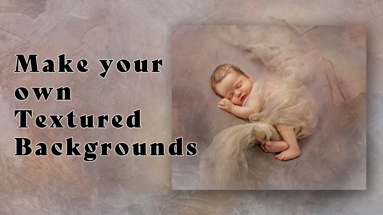 How to Make your OWN Digital Backgrounds | Photoshop | Photography