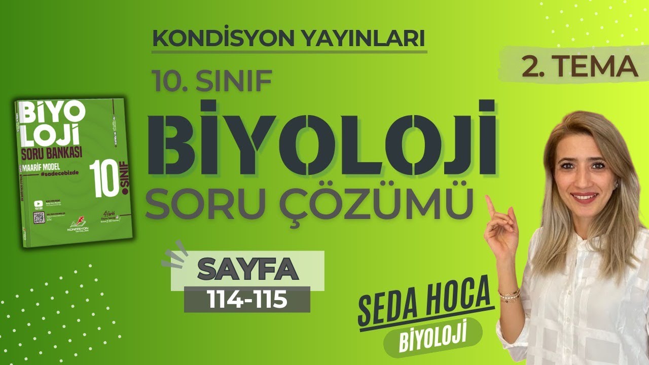 | Seda Hoca Biyoloji 🧬(Sayfa 114 - 115)