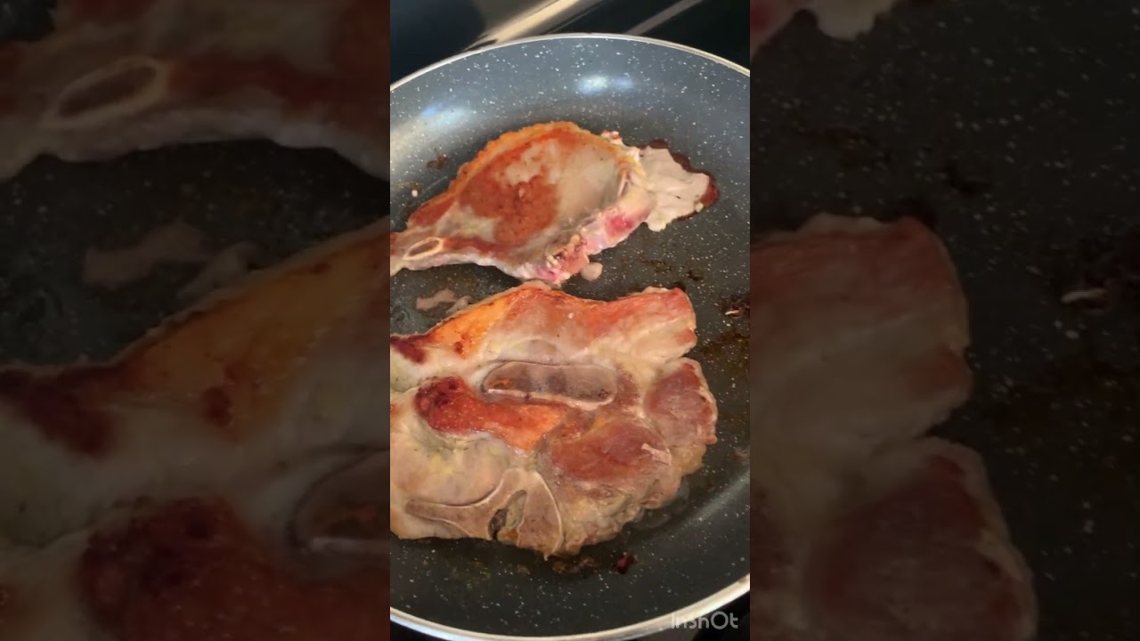 Chuleta de cerdo en salsa roja   Comida sencilla desde mi dulce hogar 