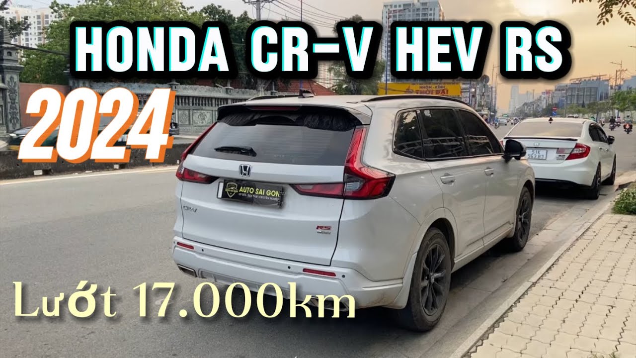 Honda CRV RS Hybrid 2024 lướt 17.000km chất xe đẹp