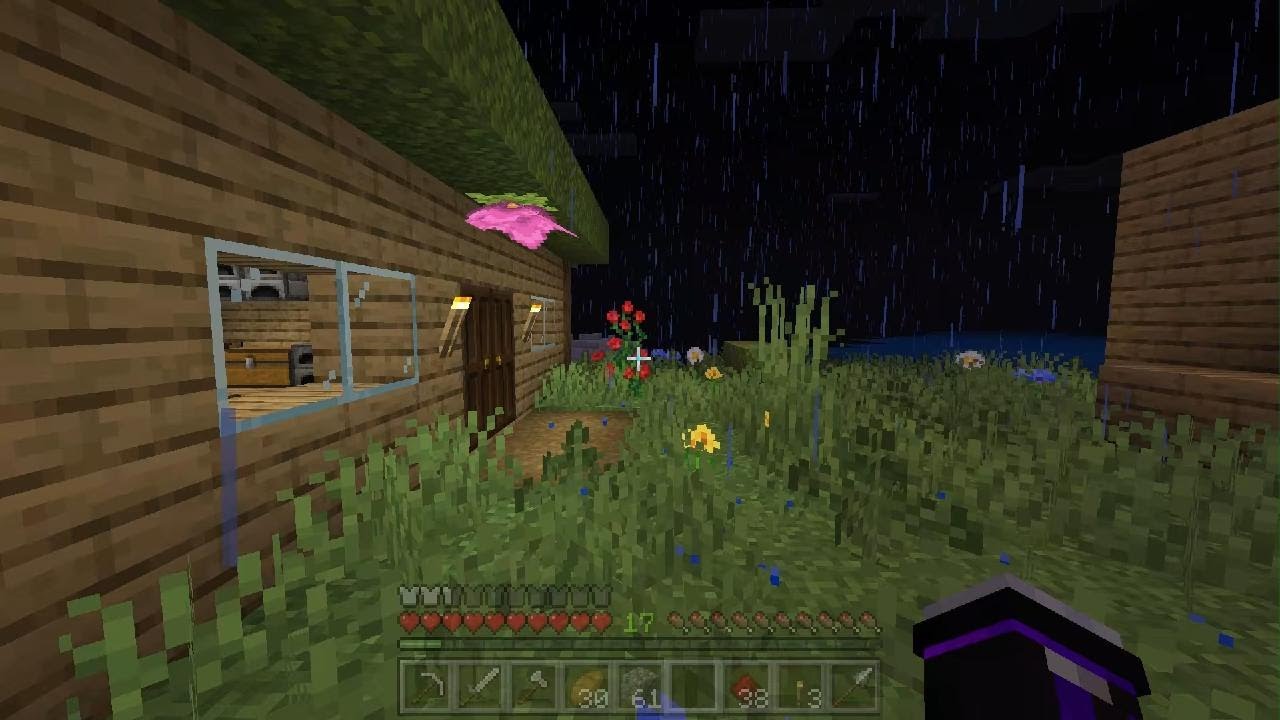 Minecraft cave exploring