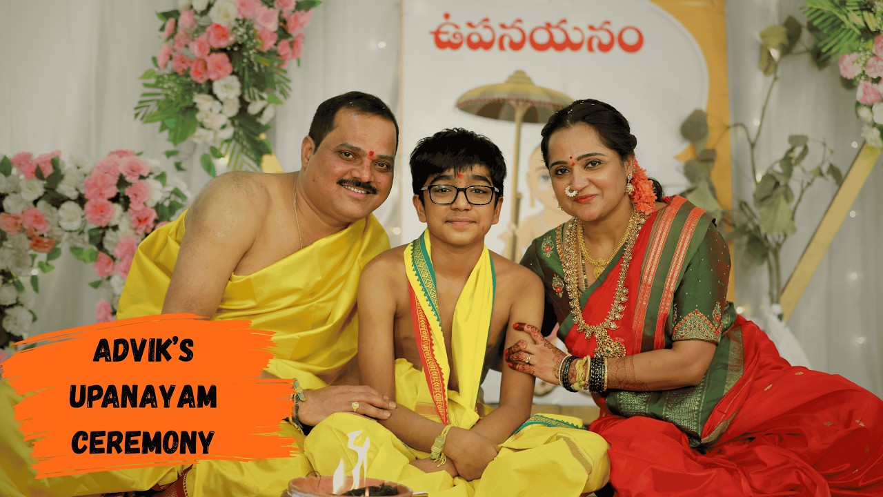 A sacred milestone,beautifully celebrated.Upanayanam Ceremony of Advik preserved through our lens.📸✨