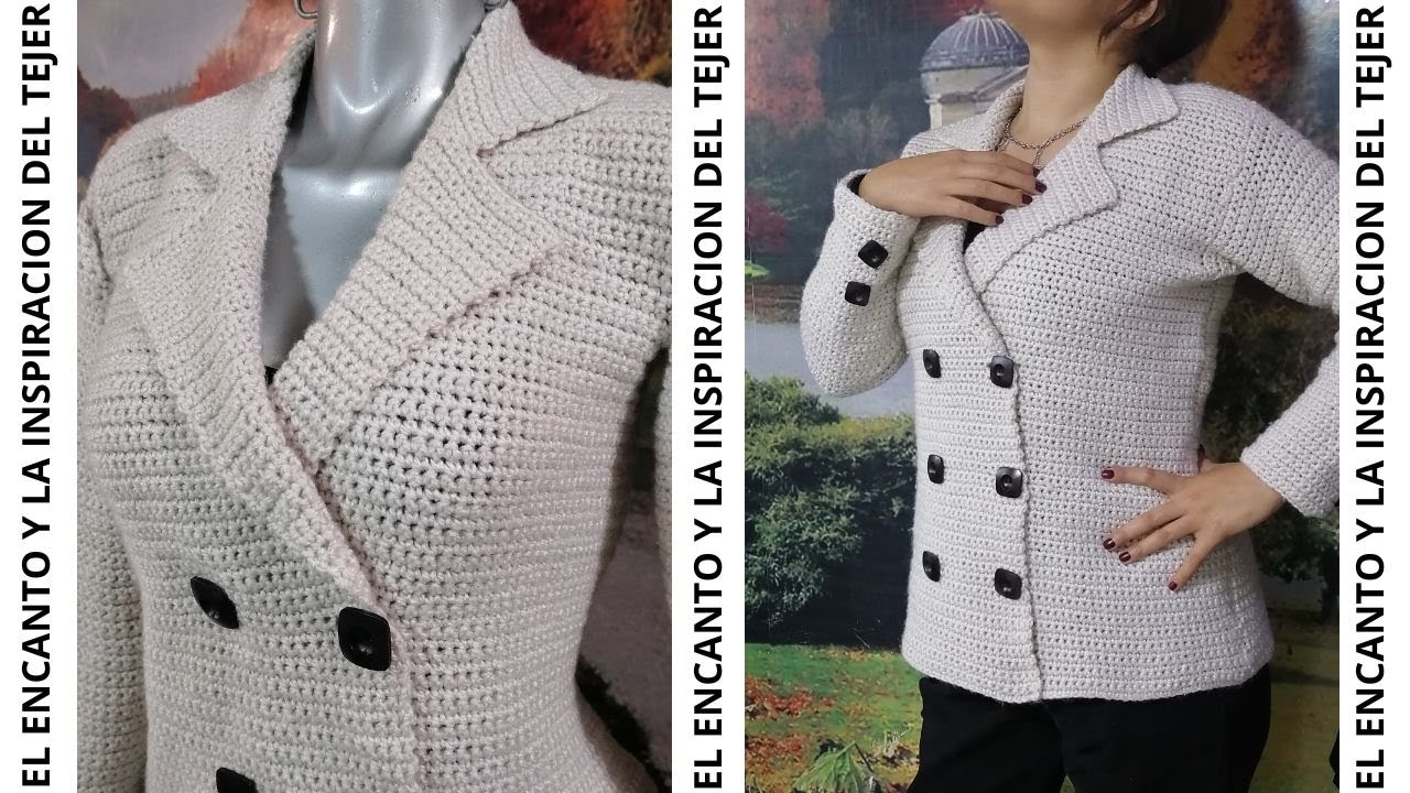 APRENDAMOS A REALIZAR UN BONITO CARDIGAN A CROCHET