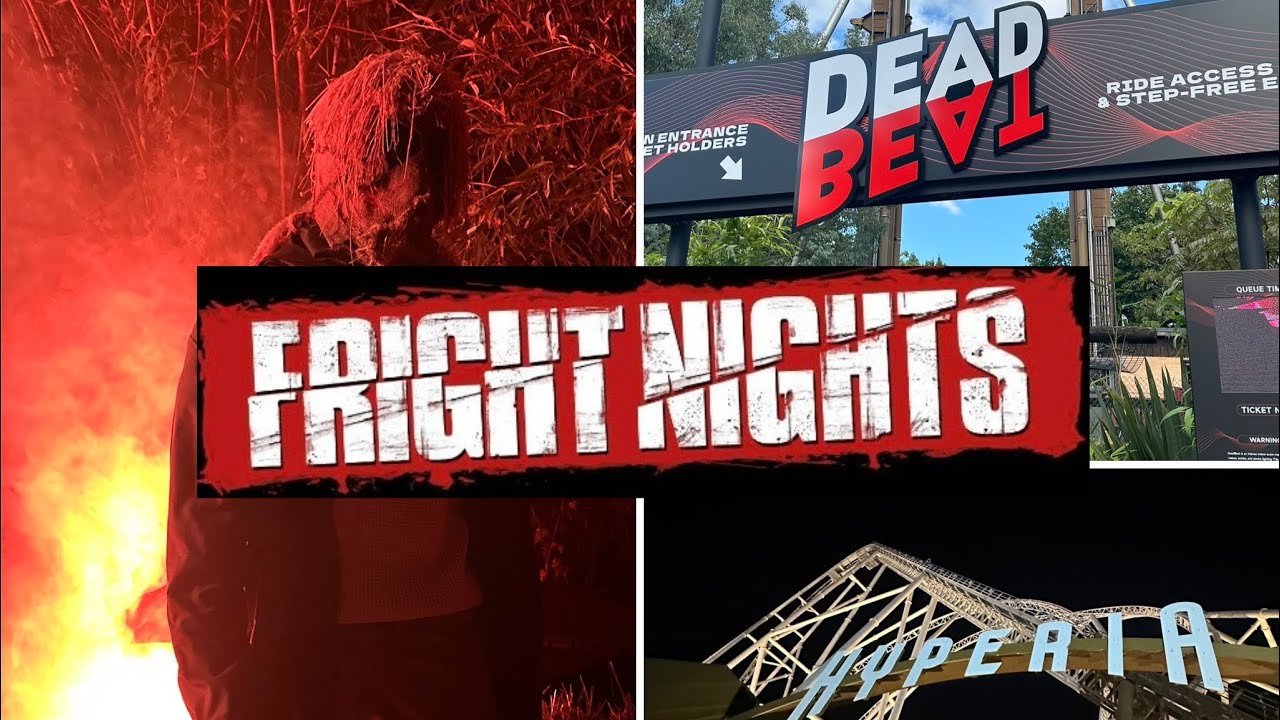 THORPE PARK FRIGHT NIGHTS Vlog October 2024