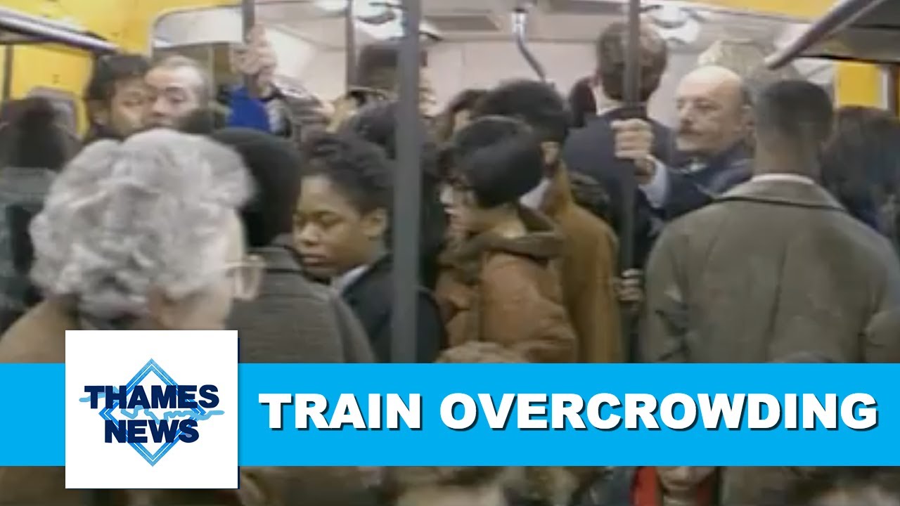 British Rail Overcrowding | Thames News Archive Footage