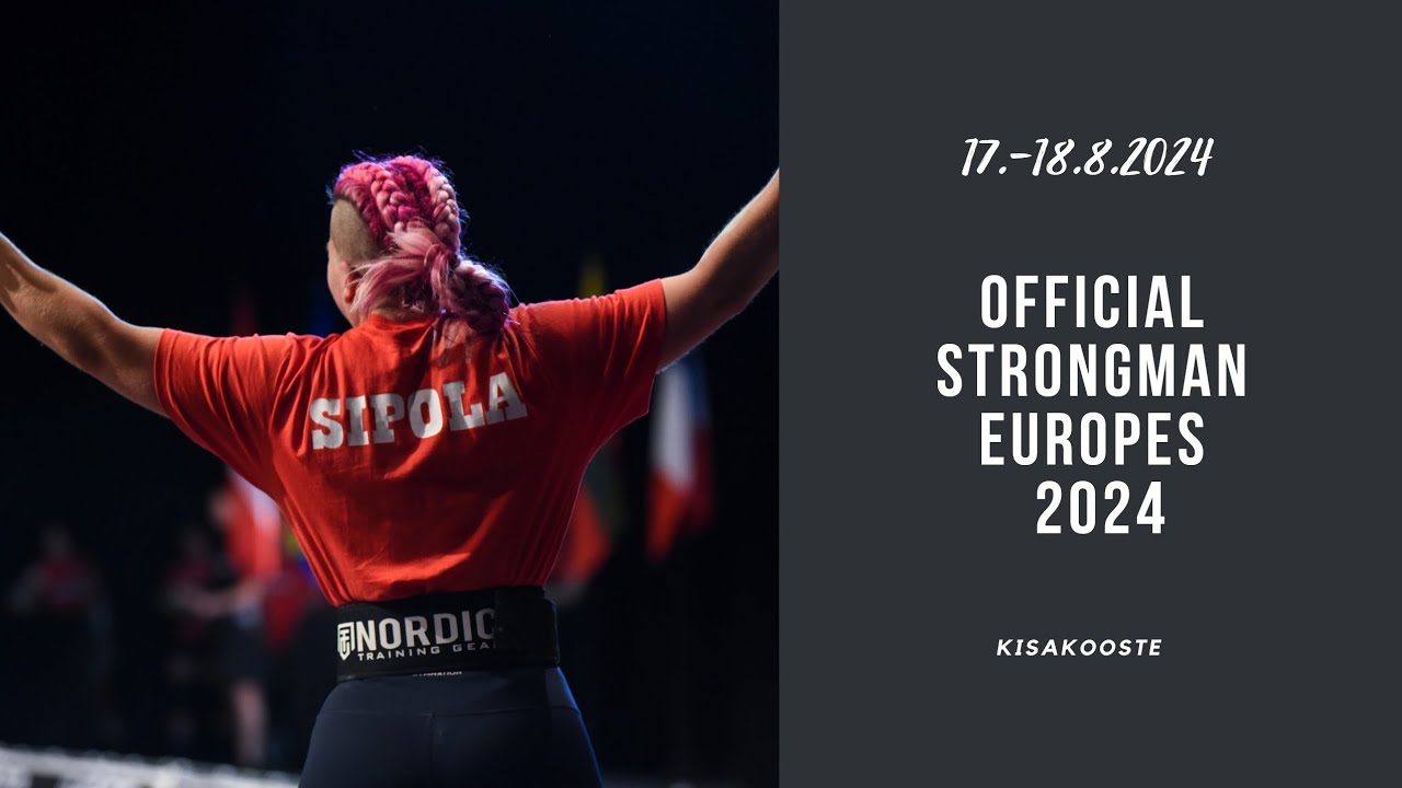 OFFICIAL STRONGMAN EUROPES KISAKOOSTE