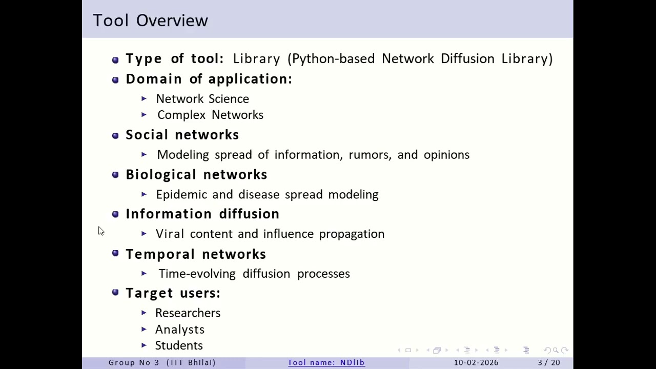 Ndlib Tool Presentation