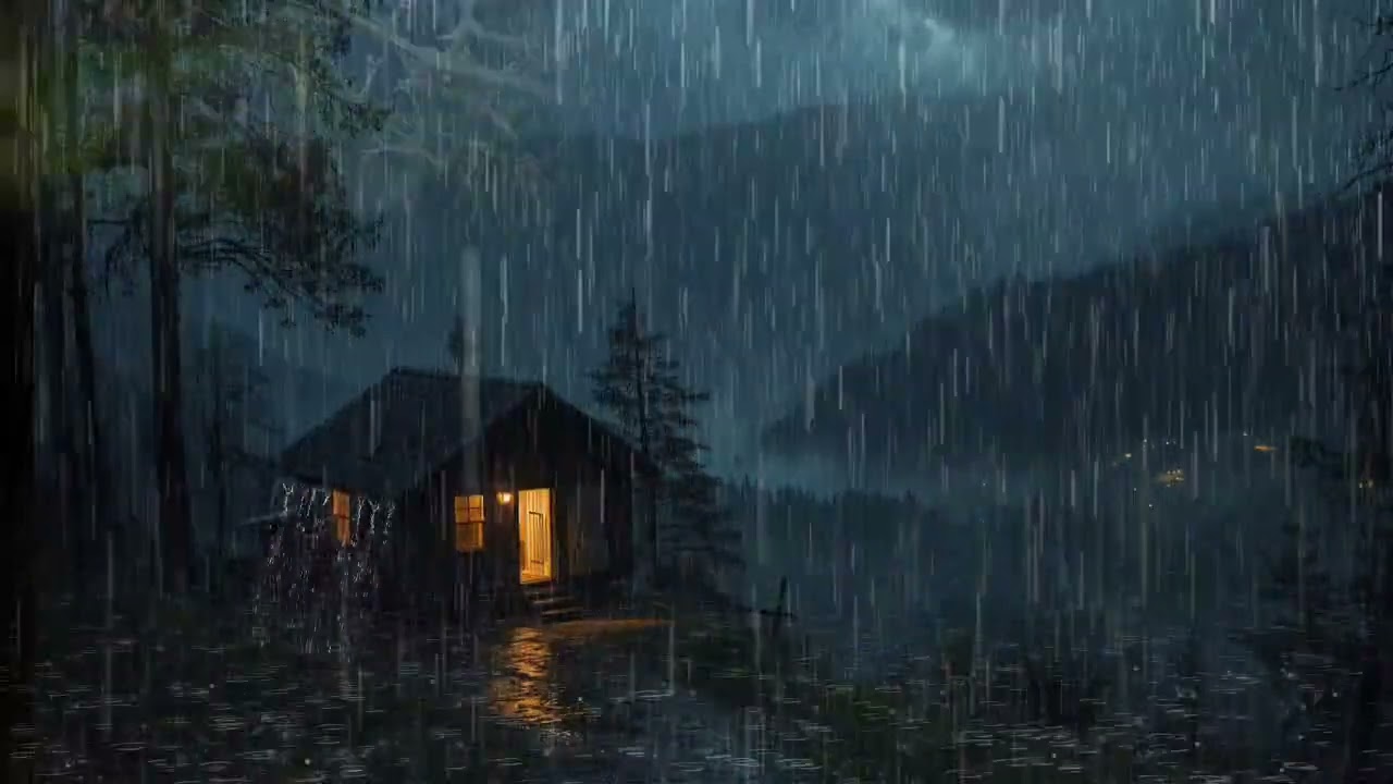 ASMR Stormy Rain Sleep | Heavy Rainstorm Sounds for Deep Relaxation and Peaceful Sleep
