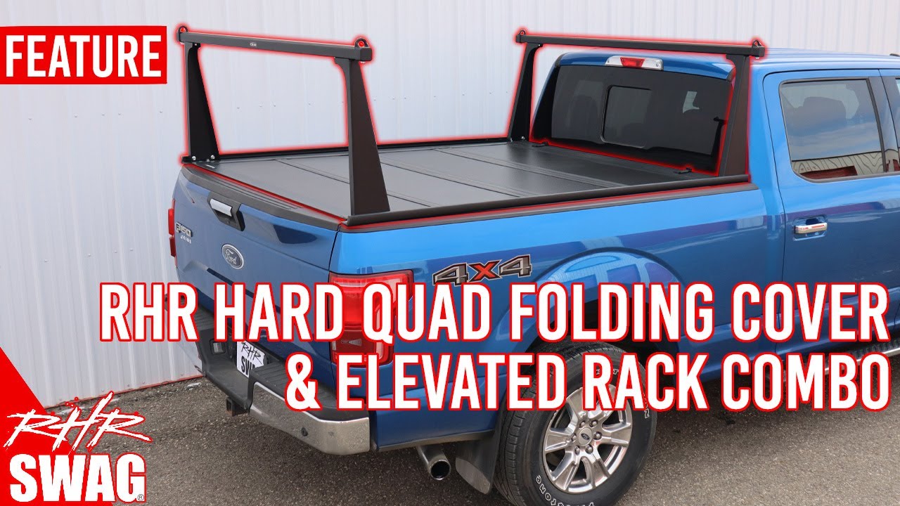 HARD FOLDING TONNEAU & TRUCK RACK COMBO - RHR Swag