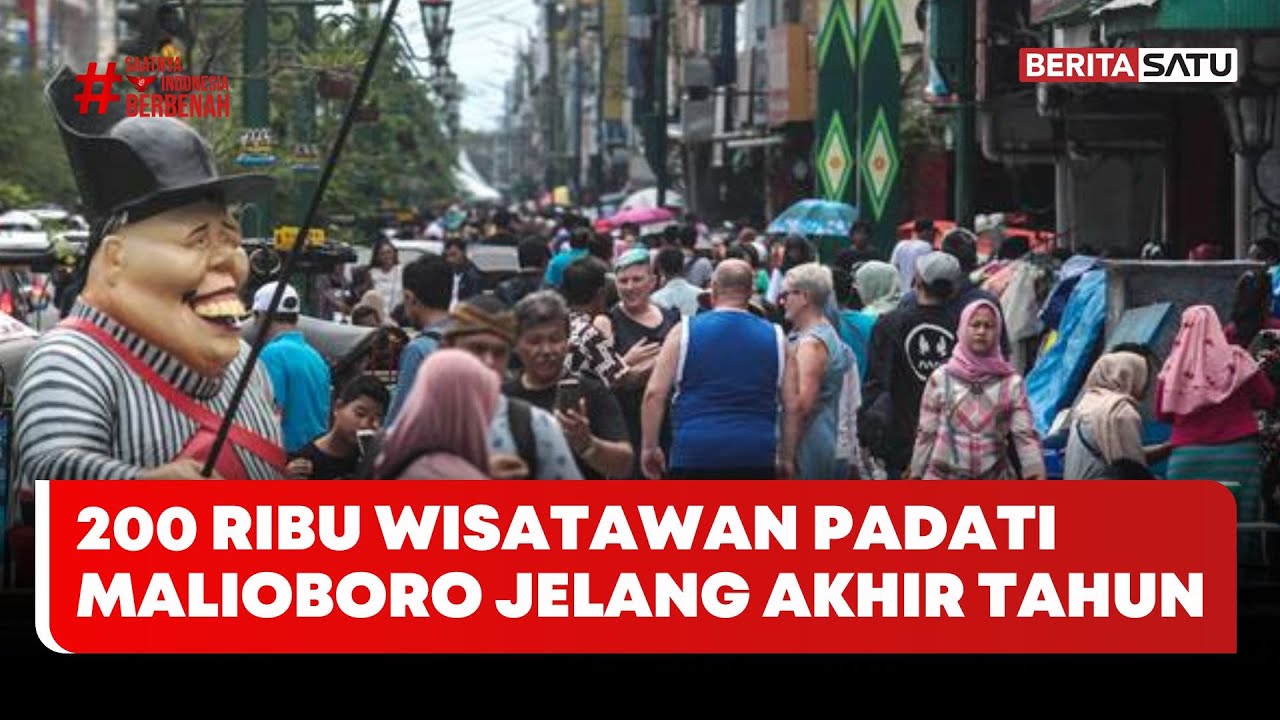 Diperkirakan 200 Ribu Wisatawan Padati Malioboro Jelang Akhir Tahun #Beritasatu