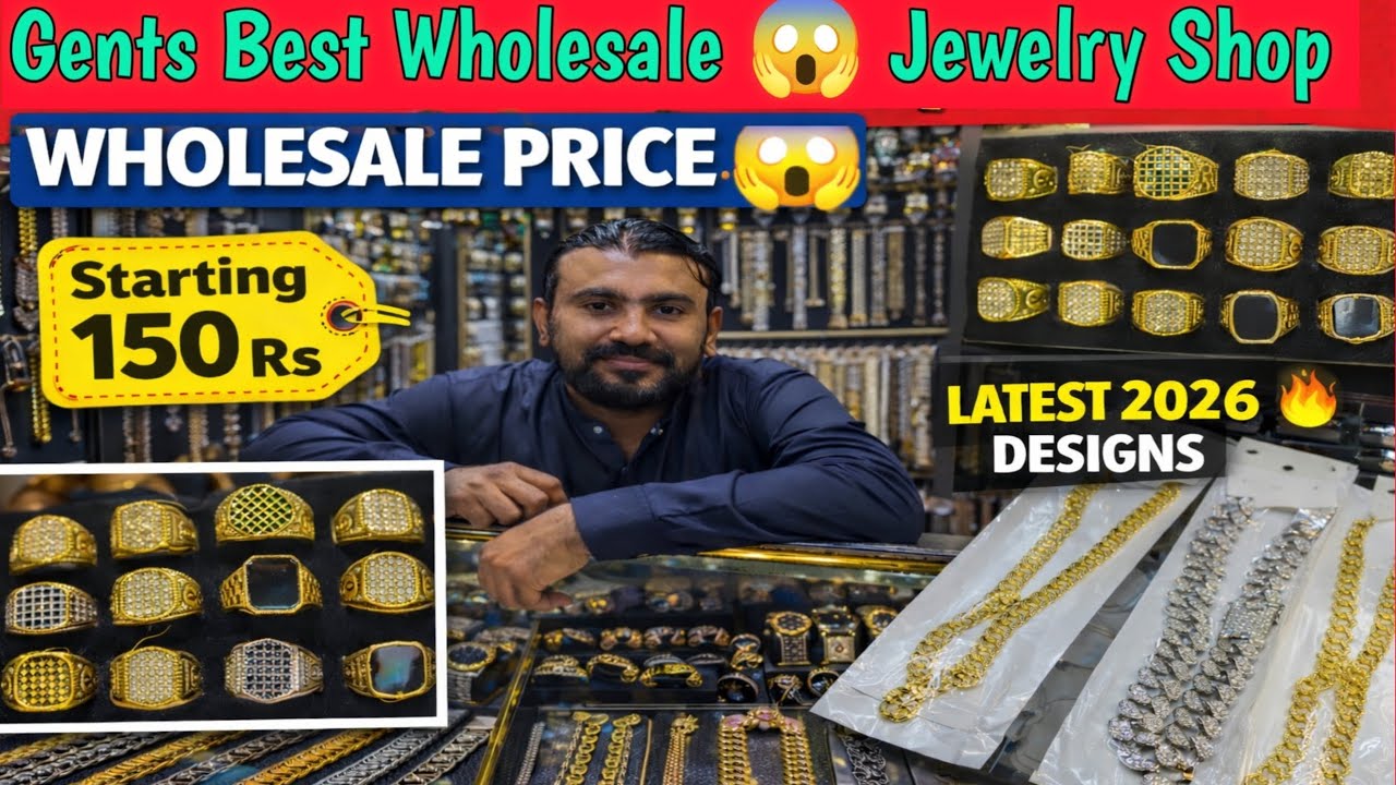 Artificial chains Rings, Sadar Karachi Men's Jewelry shop | Rings, Chains & Bracelets Wholesale 