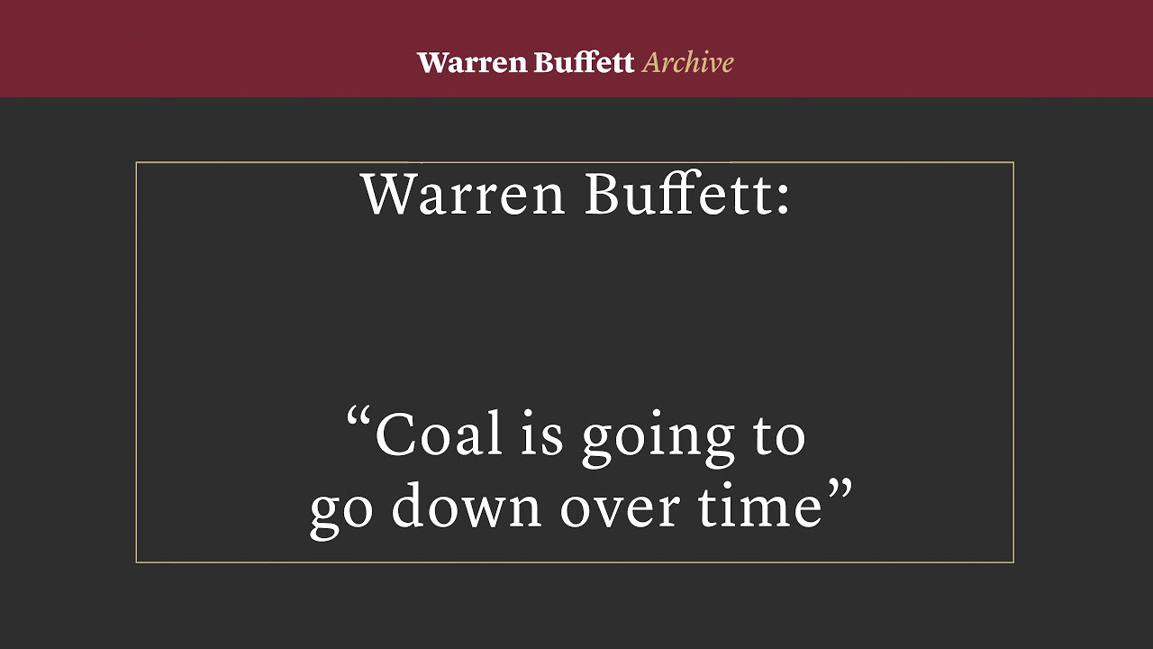 Warren Buffett Archive: 