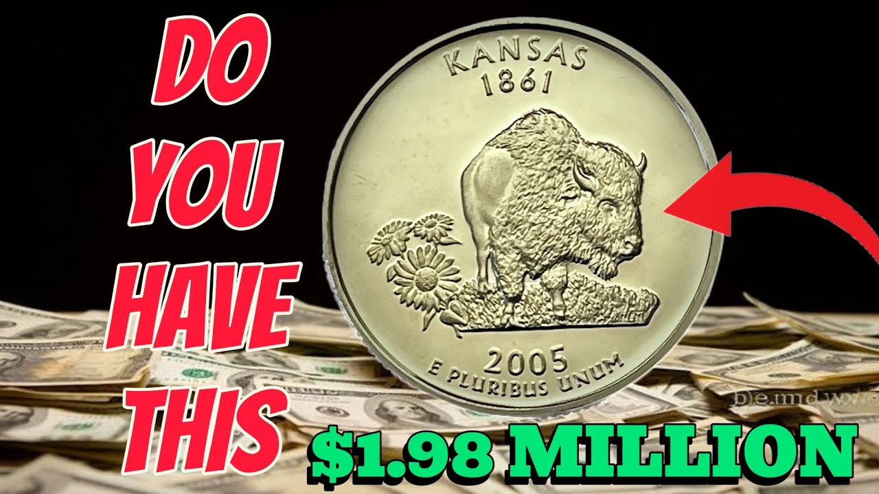 2005 Kansas Quarter Worth BIG MONEY In God We Rust Error & Rare Coin Value