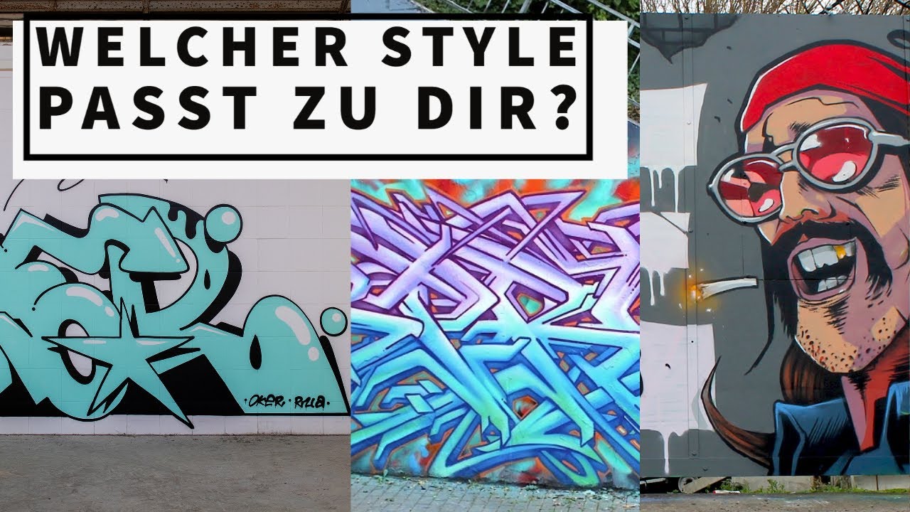 10 GRAFFITI STYLES in 9 Minuten erklärt!