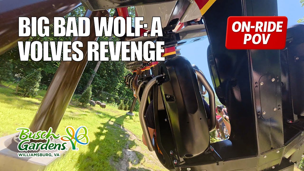 Big Bad wolf: A wolves revenge &ndash; On-Ride POV &ndash; Busch Gardens Williamsburg