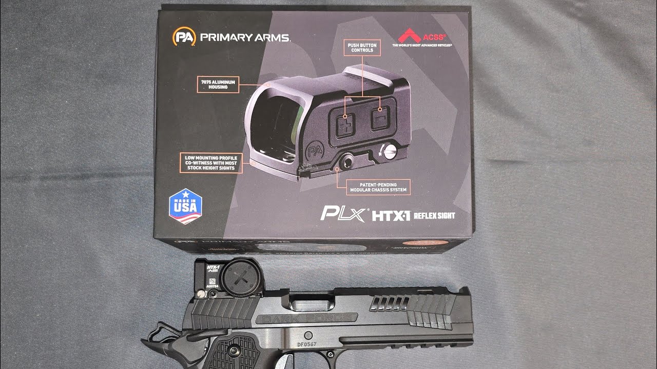 Коллиматорный прицел Primary Arms HTX-1 ACSS: распаковка, установка и первый обзор.