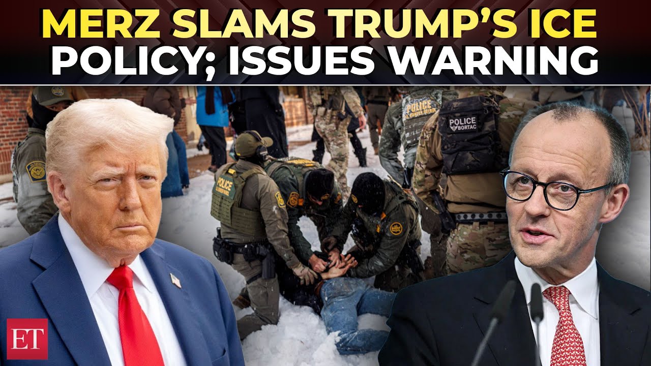 'Worrying level of…': Merz slams Minneapolis ICE shooting as Germany issues rare US travel warning