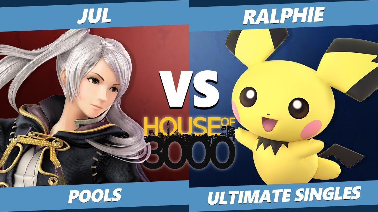 Smash Ultimate Tournament - Jul (Robin) Vs. Ralphie (Pichu, Wolf) SSBU Xeno 151 Pools