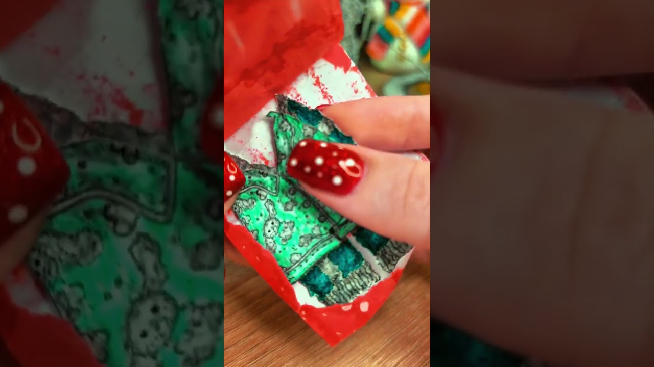 🎆Распаковка пятого окошечка адвент-календаря с бумажными питомцами.🎇🎀