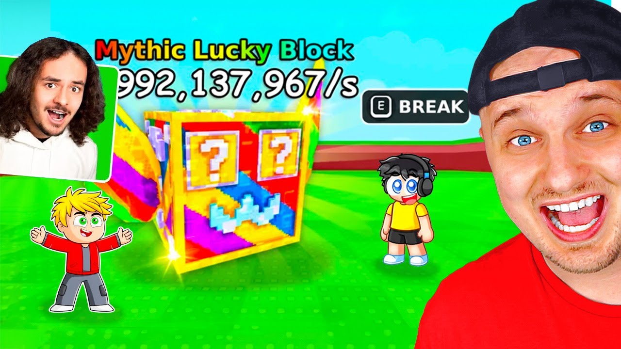 RAFA vs ZAKRZAK w POJEDYNKU NA LUCKY BLOCKY w Roblox
