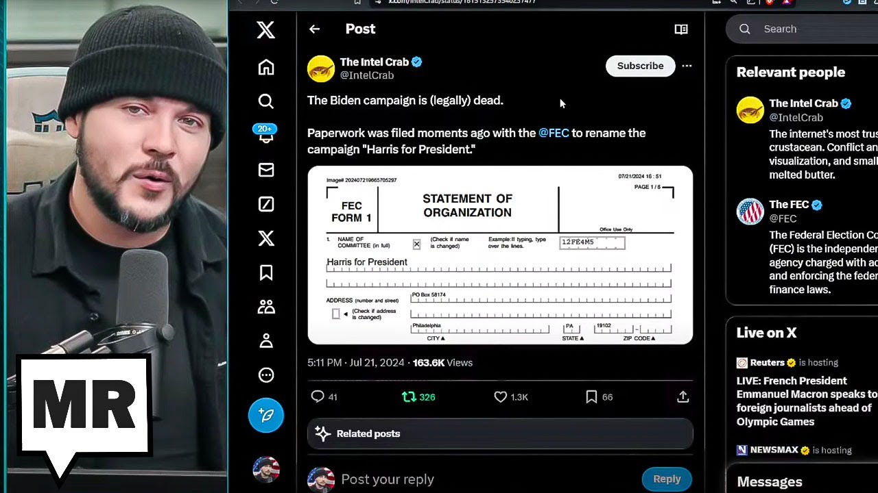 Tim Pool Goes FULL SEXIST Over Kamala Harris