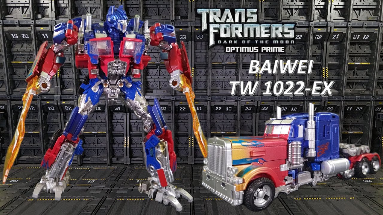 SO SHINY! BAIWEI TW 1022-EX METALLIC VERSION- OPTIMUS PRIME TRANSFORMERS ROTF DOTM