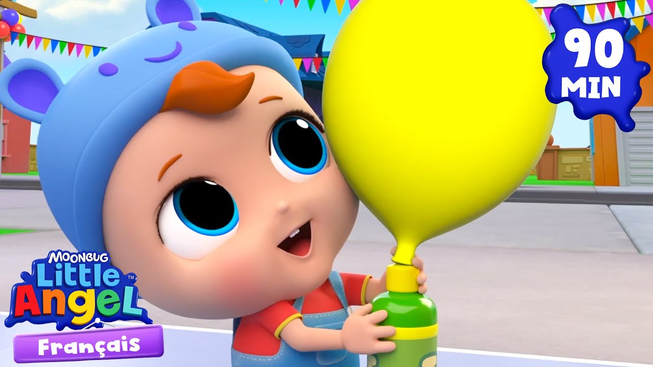 La Course des Ballons | Comptines avec Bébé Louis | Little Angel Français