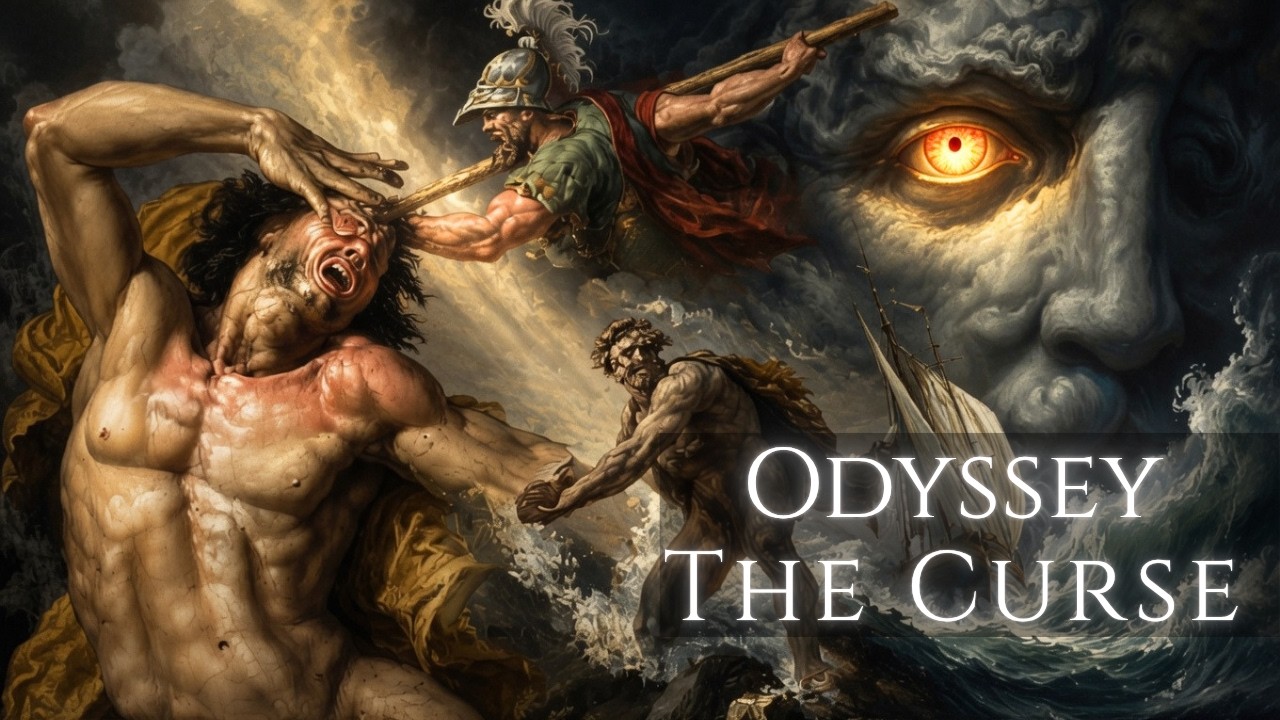 Nobody and the Cyclops - Homer's Odyssey - Ancient Greek Song (English Subtitles)