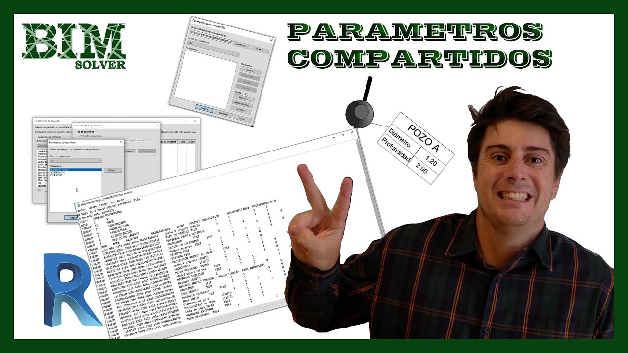 CREAR PARÁMETROS COMPARTIDOS EN REVIT.  FAMILIAS, ETIQUETAS Y TABLAS CON PARÁMETROS COMPARTIDOS.