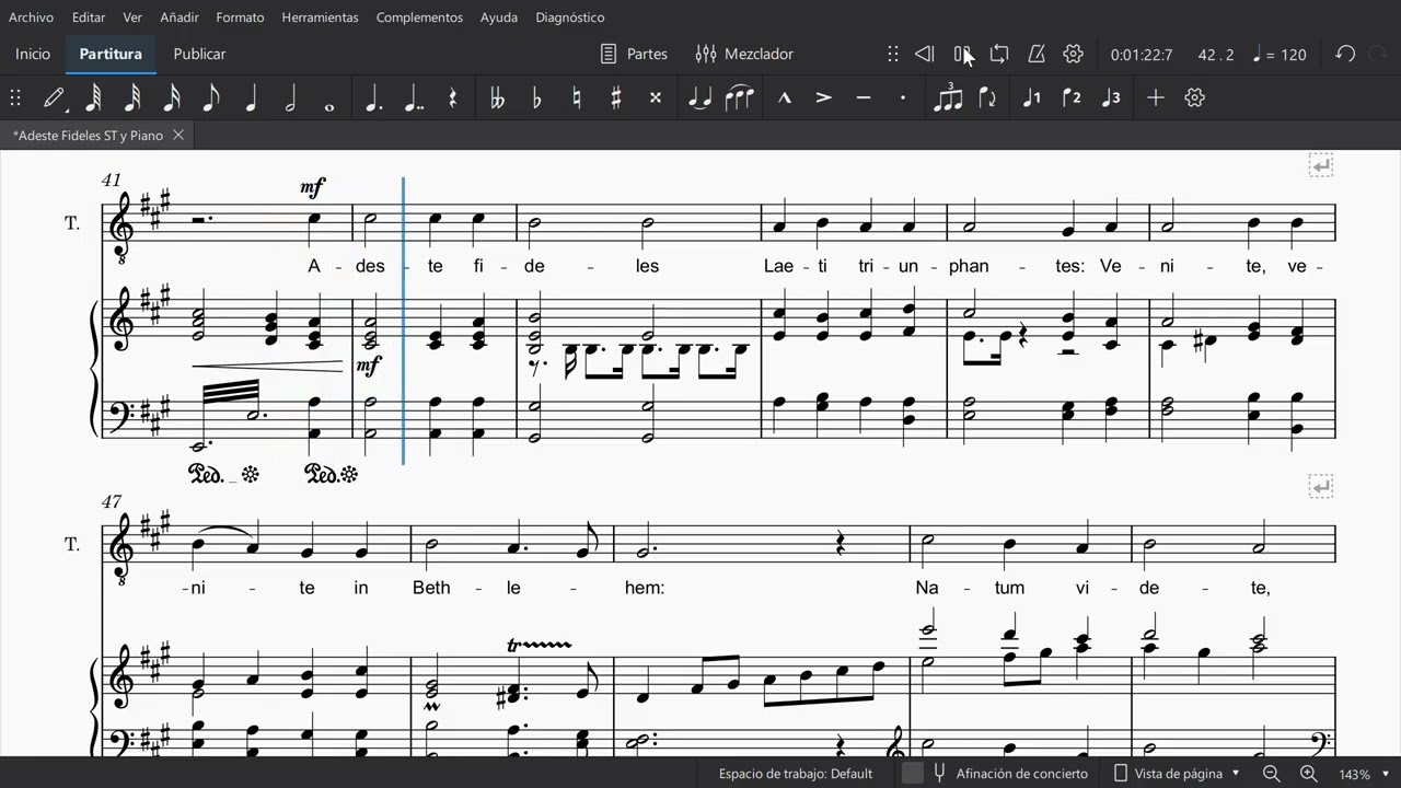 Adeste Fideles Tenor