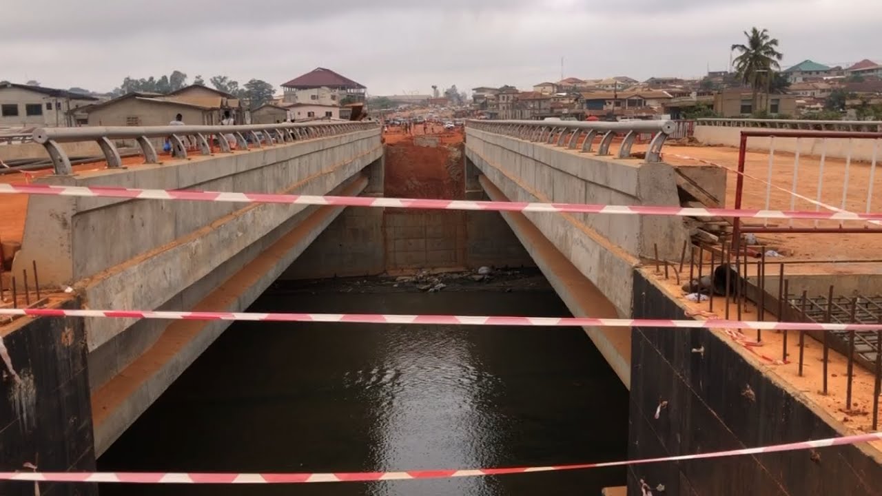Live: Lake Road - Biggest Atonsu Sisai River Bridge & Road Construction Ongoing In Ghana.