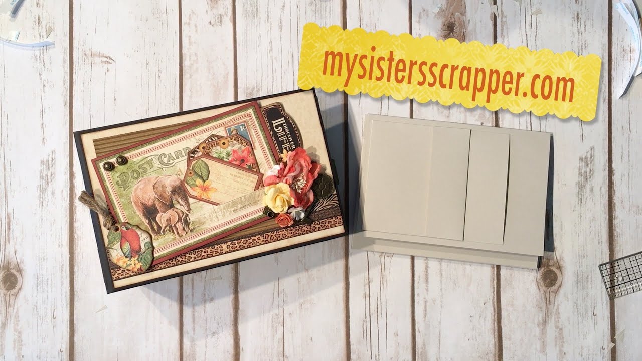 G45 Safari Mini Album Tutorial