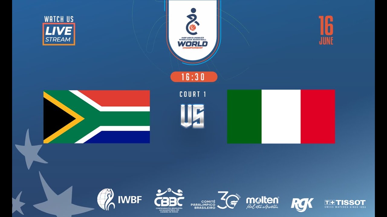 South Africa vs Italy | Game 25 | 2025 IWBF U23 World Championship