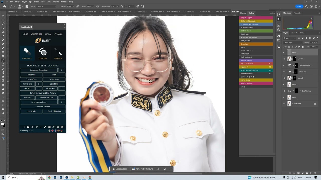 របៀបដែលខ្ញុំកែរូបក្នុង​ Studio Photo Retouch edit