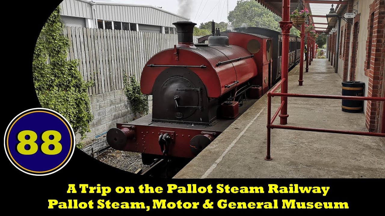 A Trip on the Pallot Steam Railway - Pallot Steam, Motor & General Museum - Jersey -30/08/2018