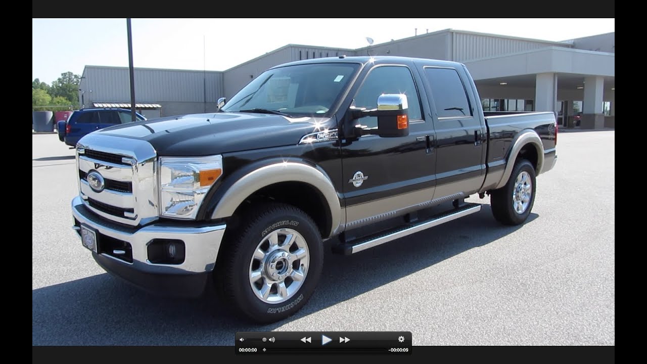 2011 Ford F-250 Lariat Super Duty Powerstroke Start Up, Exhaust, and In Depth Tour