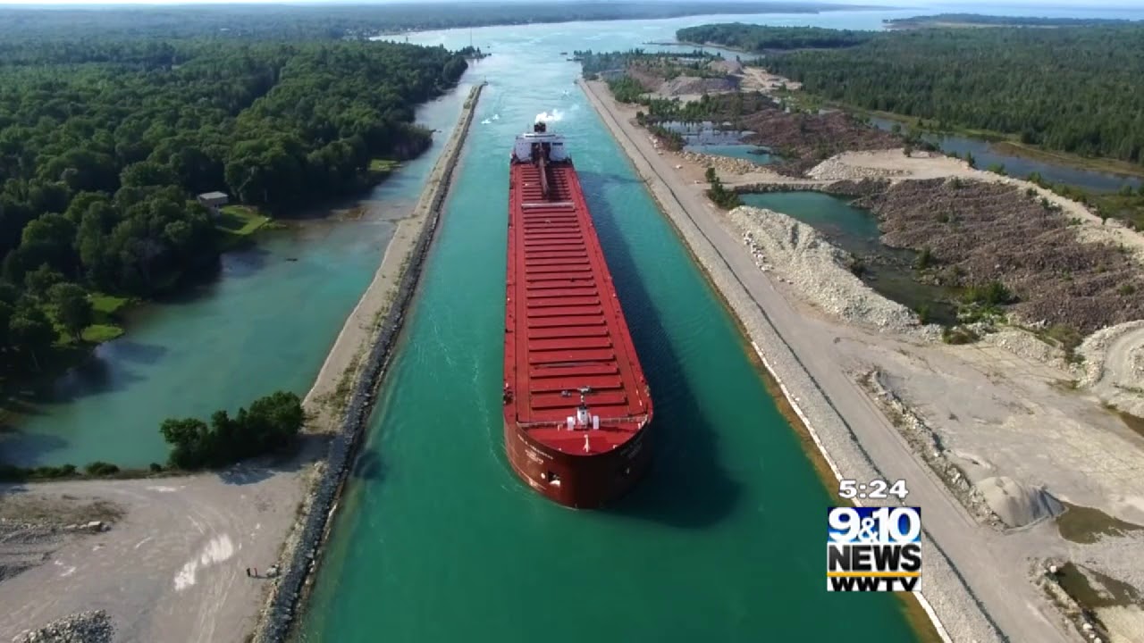 Northern Michigan From Above: Summer on the St. Marys River