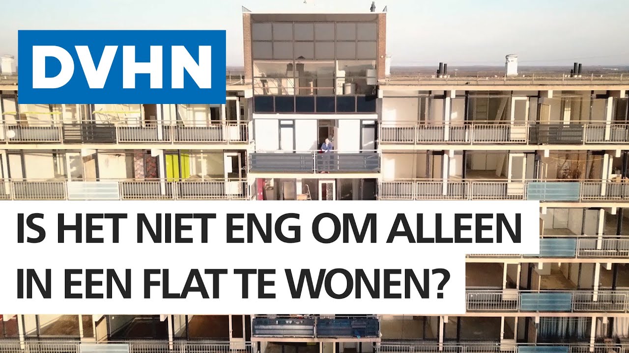 Laatste bewoner van de Renneflat in Stadskanaal