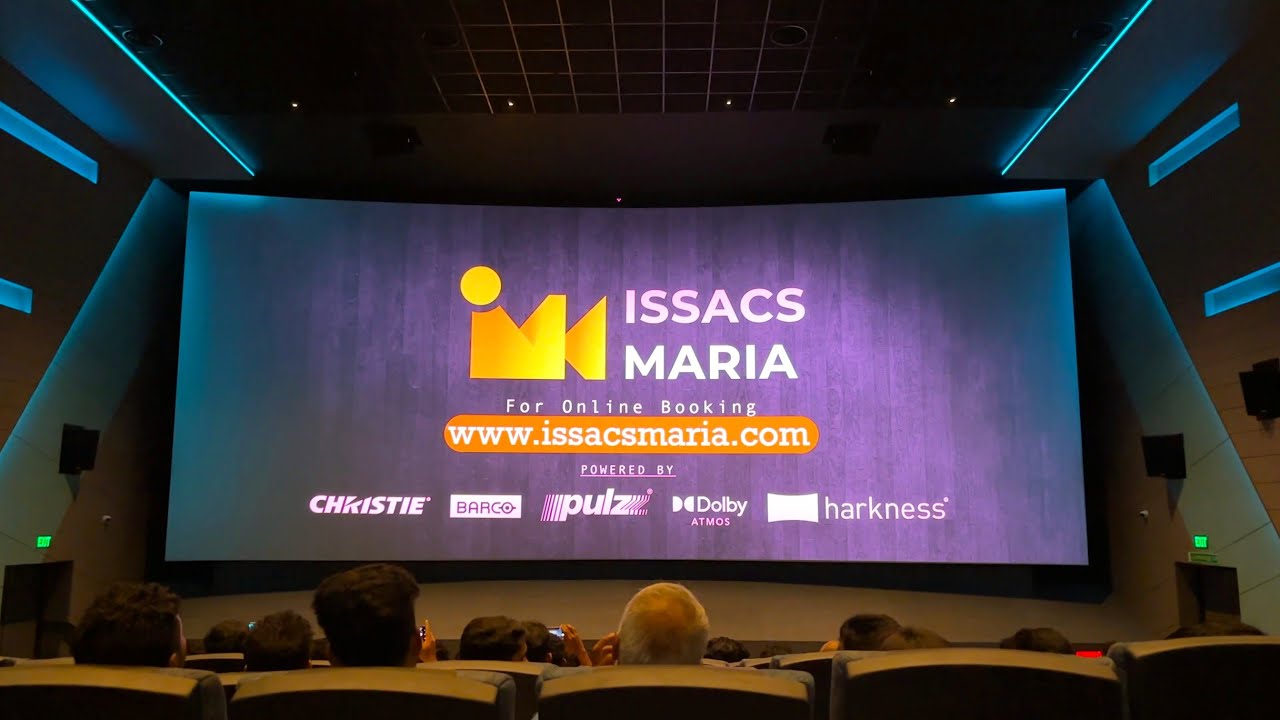Issacs Maria theatre Muvattupuzha 2024 Opening day | Screen 1 Issacs 4K Dolby Atmos | Curved Screen