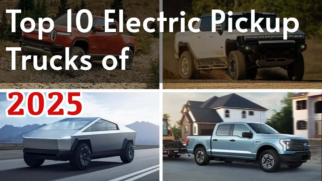 10 Best Electric Pickup Trucks (2024-2025) | Available in US