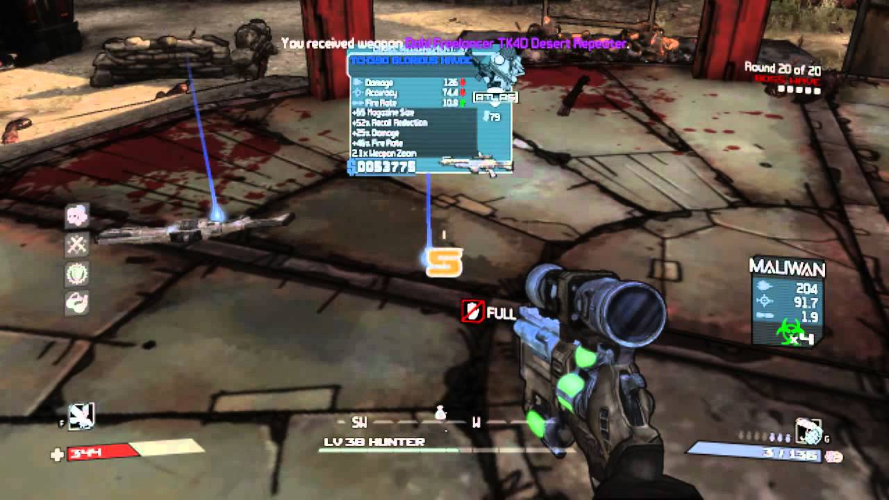 Borderlands DLC:Mad Moxxi's Underdome Riot: Gully (Round 20)